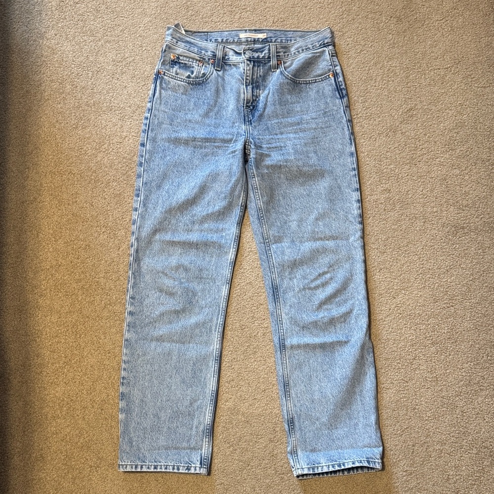 Levi Low Pro straight leg size 28 regular, 29 1/2 inch inseam